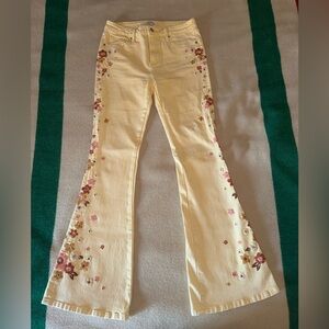 DRIFTWOOD Pale Yellow Farrah Jeans